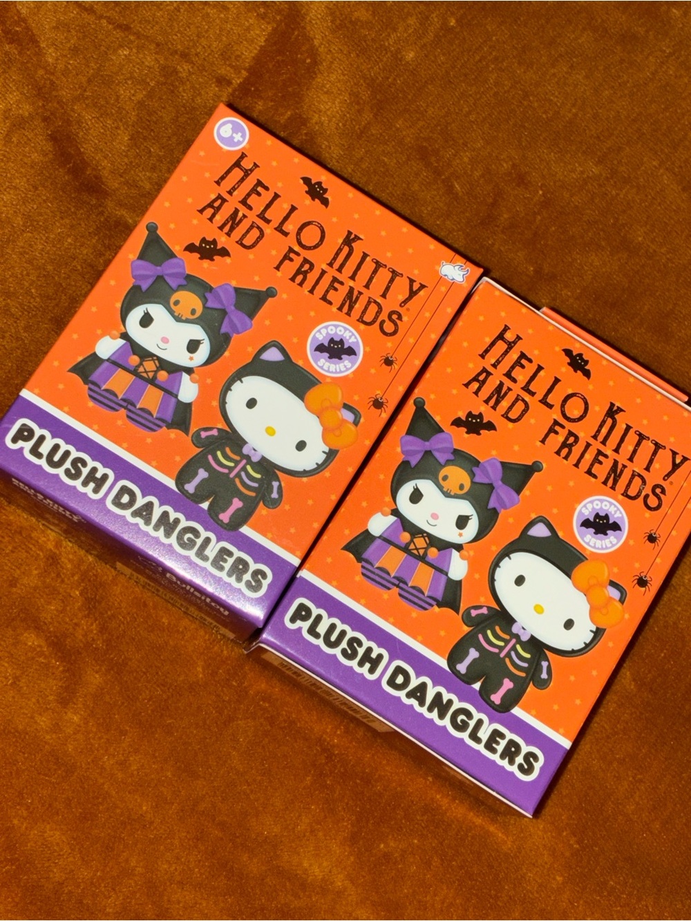 (2) hello kitty Halloween plush dangler blind box